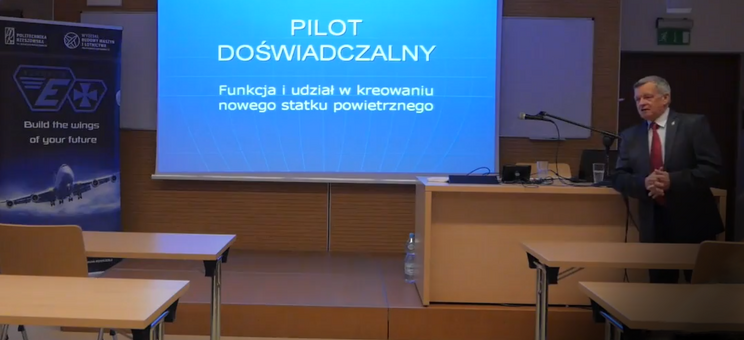 Spotkanie z pilotem doświadczalnym Henrykiem Szkudlarzem