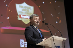 Wystąpienie rektora prof. Piotra Koszelnika,